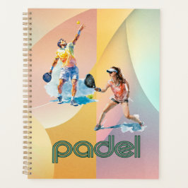 Agenda Padel Day Planner – Vibrant Padel Style