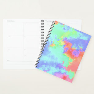 Agenda Paint Splatt efecto naranja amarillo verde
