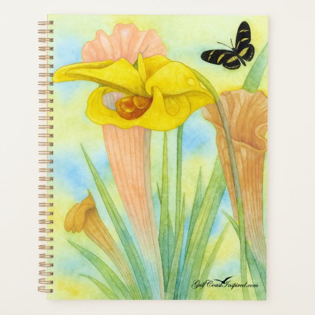 Agenda Painted Petals Collection - Pitcher Plant Planner (Anverso)