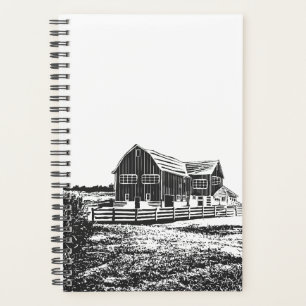Agenda Paisaje campestre estilo madera casa de campo