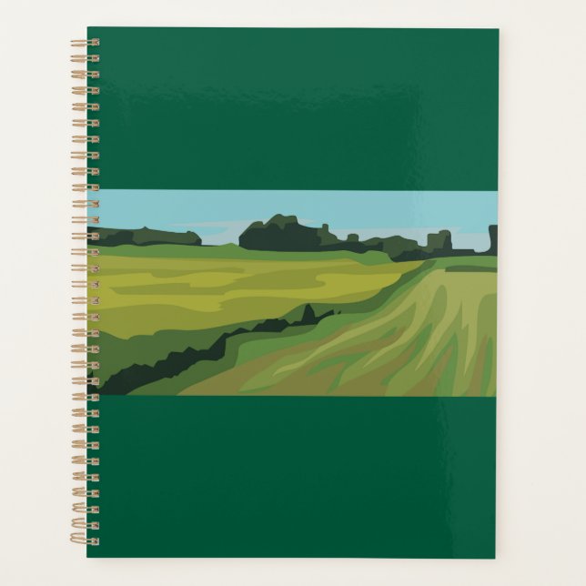 Agenda Paisaje Campestre Verde (Anverso)