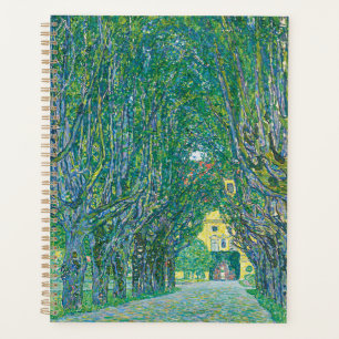 Agenda Paisaje Clásico de Naturaleza Verde de Klimt Arte