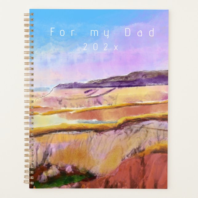 Agenda Paisaje colorido de Estambul (Anverso)