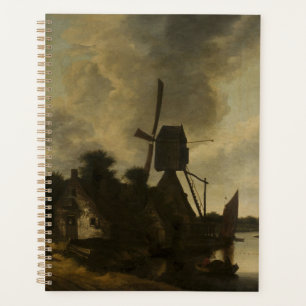 Agenda Paisaje con molino de viento - Salomon Rombouts