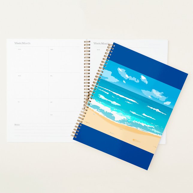 Agenda Paisaje costero de la escena de la playa del Océan (Subido por el creador)