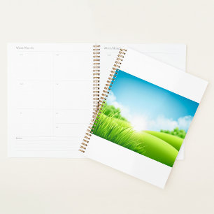 Agenda Paisaje de Campo Verde Soleado
