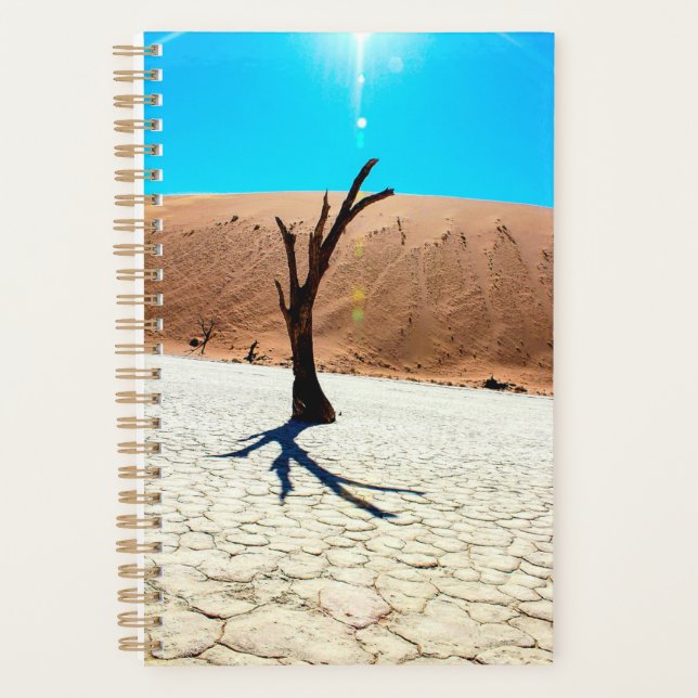 Agenda Paisaje de dunas de arena de Namibia Sossusvlei (Anverso)