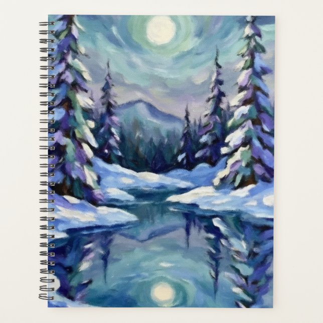 Agenda Paisaje de invierno (Anverso)