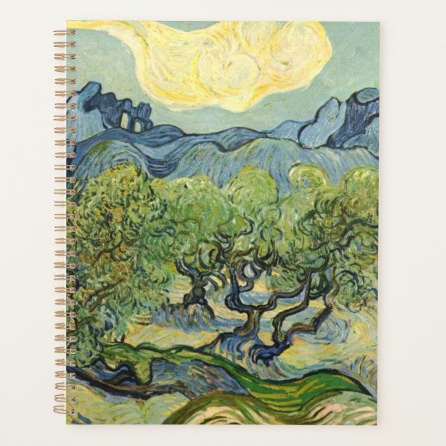 Agenda Paisaje de Olive Vincent Willem van Gogh (Anverso)