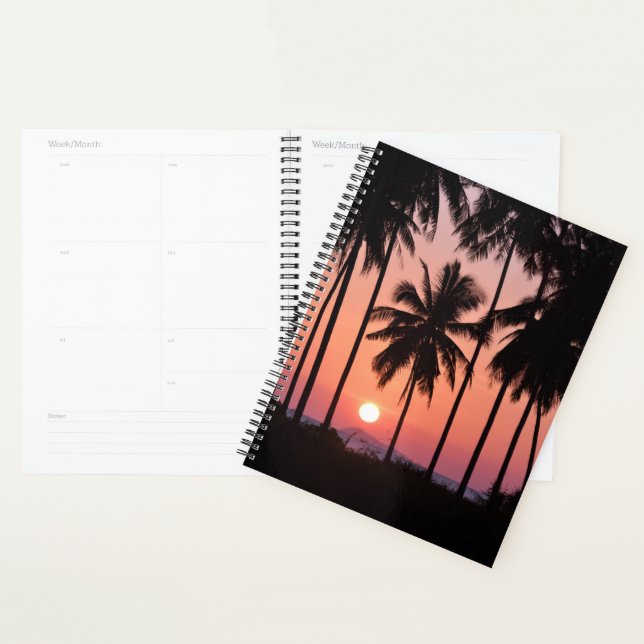 Agenda Paisaje del árbol de palmas de coco (Demostración)