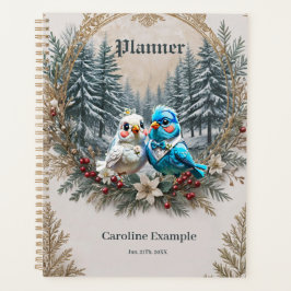 Agenda Paisaje invernal con una linda pareja de bodas de 