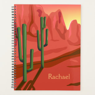 Agenda Paisaje solar desértico personalizado