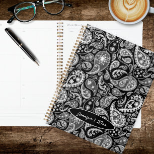 Agenda Paisley Negro