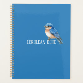 Agenda Pájaro Azul Cerúleo