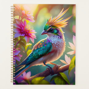 Agenda Pájaro de la Fantasía de la Finca Verde de la Cres