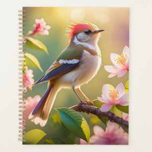 Agenda Pájaro de la Fantasía de Warbler con cabeza roja