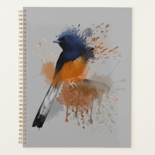 Agenda Pájaro de Shama blanco rumado