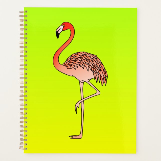 Agenda Pájaro Flamingo Rosa-57667 (Anverso)