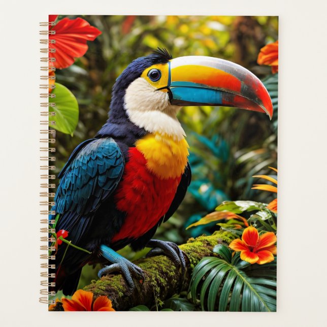 Agenda Pájaro Turco colorido (Anverso)