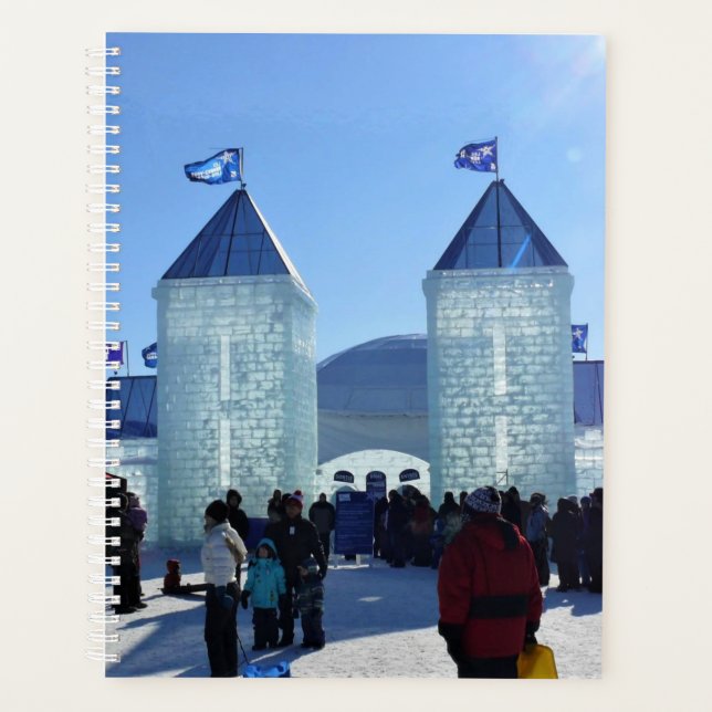 Agenda Palacio de hielo en el Carnaval de Quebec, Canadá (Anverso)