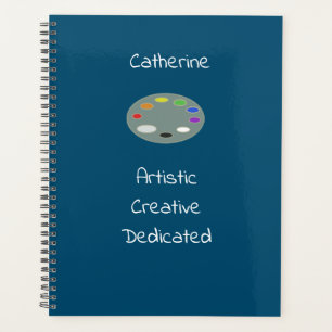 Agenda Paleta artística creativa dedicada personalizada