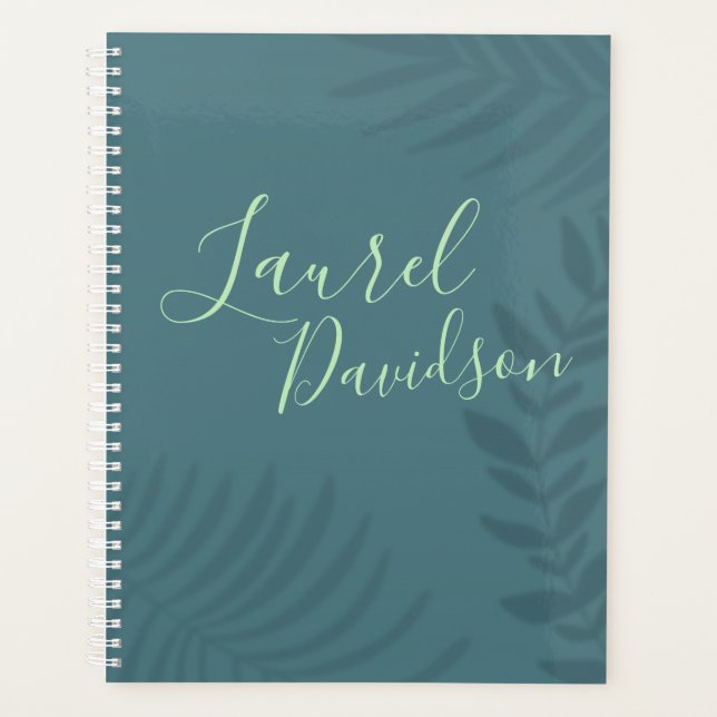 Agenda Paleta de sombra Verde azulada (Anverso)
