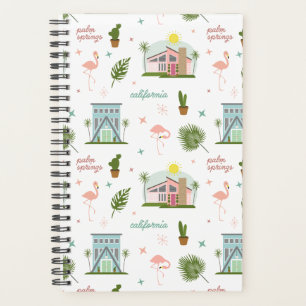 Agenda Palm Springs Cactus Pink House Flamingo