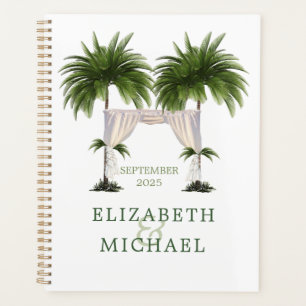 Agenda Palm Tree Chuppah Elegant Boda moderno