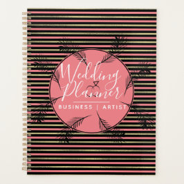 Agenda Palm Tropical Sale Relieve metalizado Ring Stripes