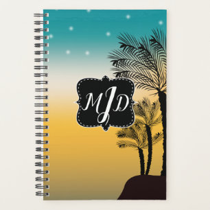 Agenda Palmera Ombre con Estrellas Colorido