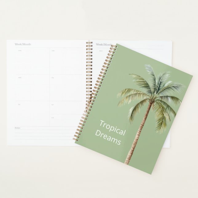 Agenda Palmera Tropical Verde (Demostración)