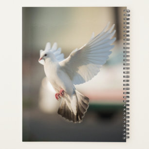 Agenda Paloma Blanca Amor y Paz Símbolo Ave Cute Dove