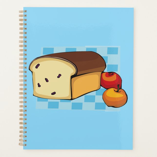 Agenda Pan de Pan con Pasas y Manzanas Rojas (Anverso)