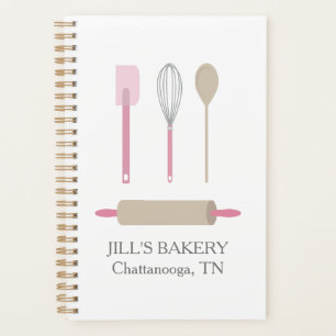 Agenda Panadería Chef Herramienta de cocina rosa Alimento