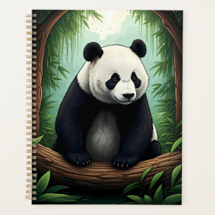 Agenda Panda en exuberante vegetación
