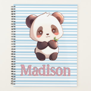 Agenda Panda Lindo Personalizado