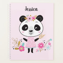 Agenda Panda rosado
