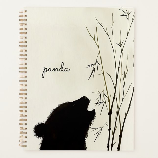 Agenda Panda Silhouette (Anverso)