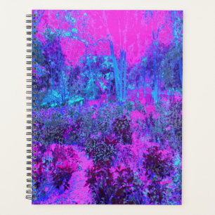 Agenda Panorama impresionista Trippy de rosa Caliente y A