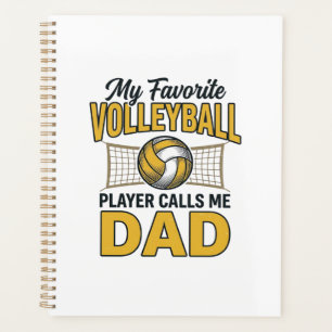 Agenda Papá de voleibol mi jugador favorito me llama papá