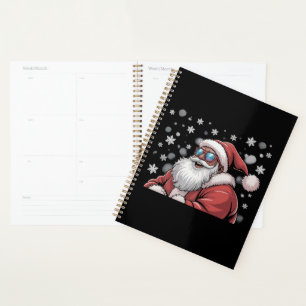 Agenda Papá Noel negro africano americano Navidad