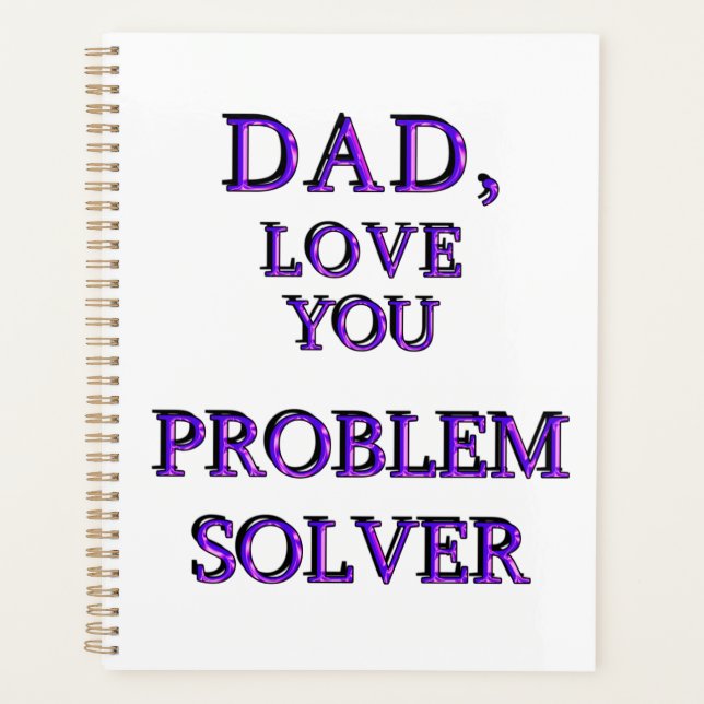 AGENDA PAPÁ, TE AMO PROBLEMA SOLVER 2 (Anverso)