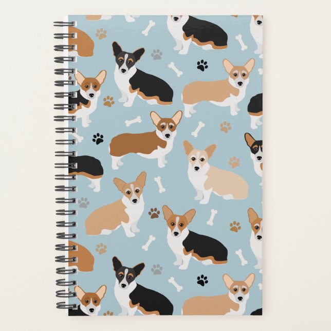Agenda Papas y huesos de perro de Corgi (Anverso)