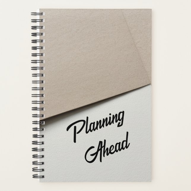 Agenda Papel Dual - Arte de Cubierta Moderno (Anverso)