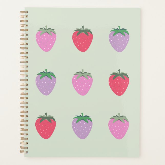 Agenda Paquete De Fresas (Anverso)