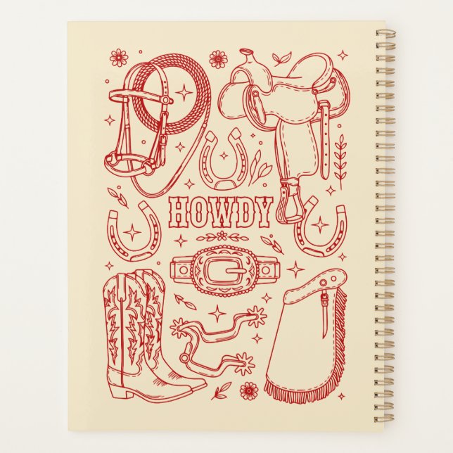 Agenda Paquete de Vaquero de Texas (Reverso)