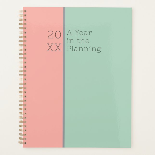 Agenda Paquetes de luz personalizados Peach suave, niebla (Anverso)