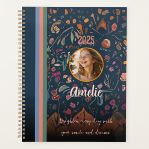 Agenda Para Hijas, Diseño Floral Abstracto Foto
