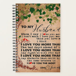 Agenda Para tu asombroso marido, regalo de cumpleaños de