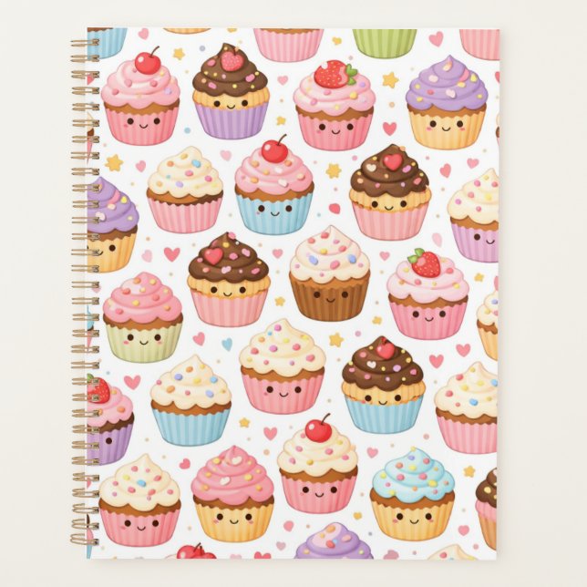 Agenda Parade of Cupcakes Planner (Anverso)